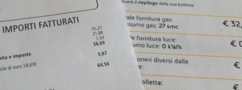 Conguaglio, consumi effettivi e rilevati:...